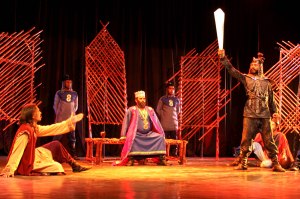 Stage performance of Rustam and Zuhrab